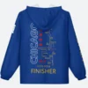 Chicago Marathon Finisher Windbreaker Jacket Back Image