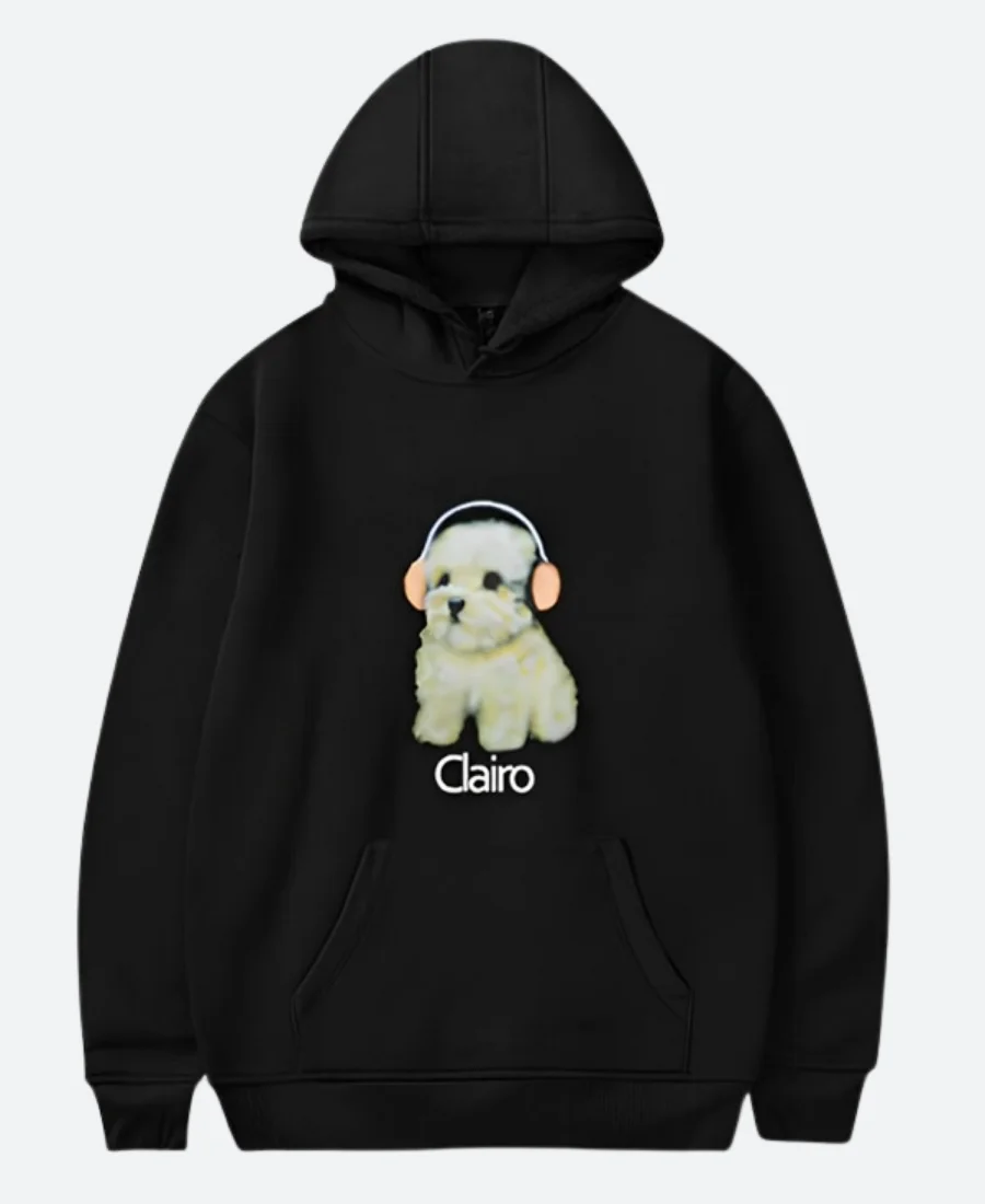 Clairo Dog Hoodie Front Image