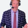 Commentator Greg Olsen Plaid Coat Image 1