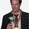 Commentator Greg Olsen Plaid Coat Image 2