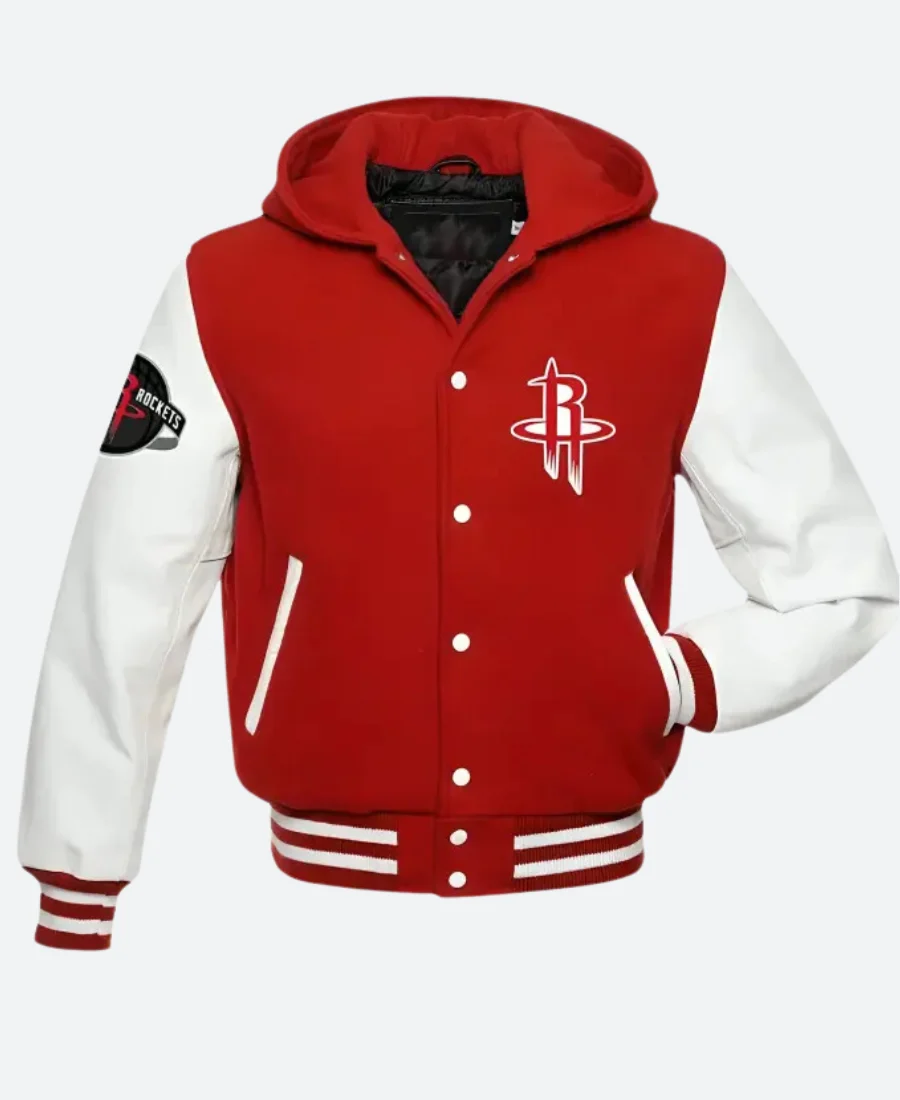 Houston Rockets Varsity Jacket Front Image