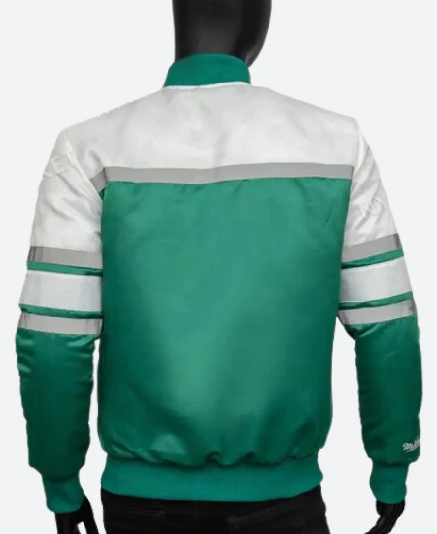 Jalen Hurts Philadelphia Eagles Script Jacket Back Image