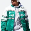 Jalen Hurts Philadelphia Eagles Script Jacket Character Image