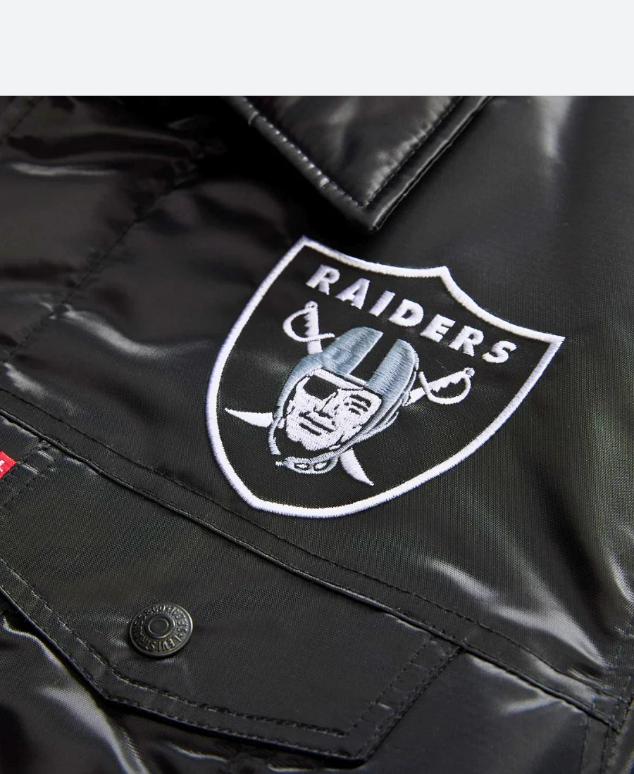 Levi's X Raiders Raiders Trucker Jacket Zoom Logo