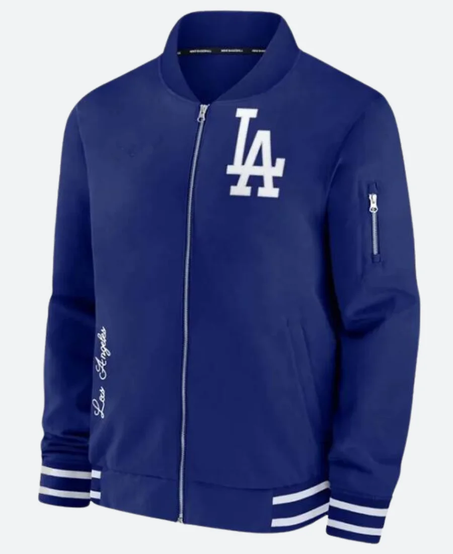 Los Angeles Dodgers Bomber Jacket Front Image