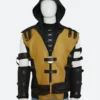 Mortal Kombat X Scorpion Leather Jacket Front Image