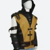 Mortal Kombat X Scorpion Leather Jacket Right Side Image