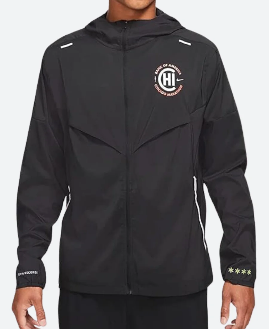 Nike Repel UV Windrunner Chicago Marathon Jacket Front Image 1