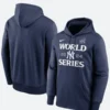 Nike X New York Yankees 2024 World Series Hoodie Front & Back Image