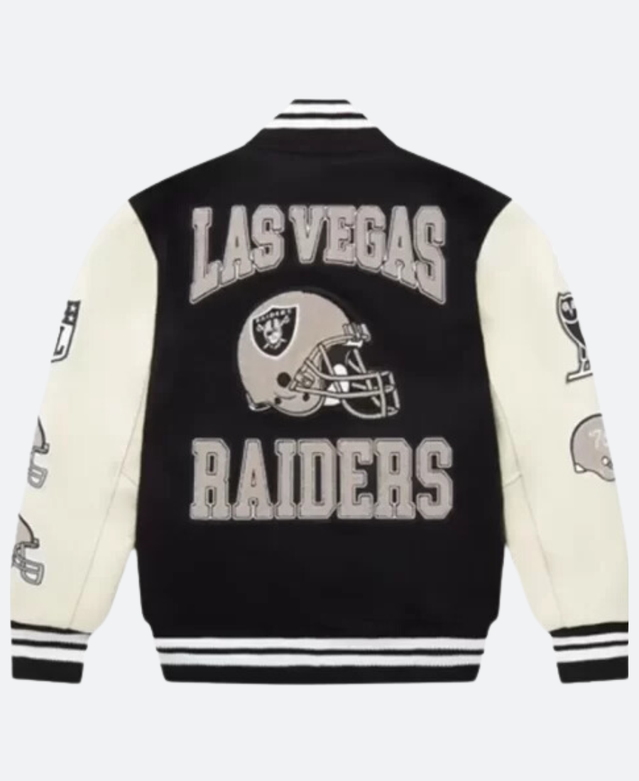 OVO X Las Vegas Raiders Jacket Back Image