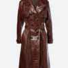 Only Murders in the Building S04 Selena Gomez Crocodile Coat Front Image