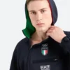 Paris Olympic 2024 Team Italia Zip-Up Hoodie Image 1