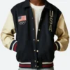 Paris Olympic 2024 Team USA Varsity Jacket Front Image