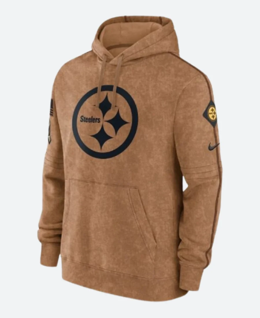 Pittsburgh Steelers Salute To Service Hoodie Front Image