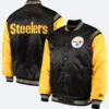 Pittsburgh Steelers Varsity Jacket Front & Back Image