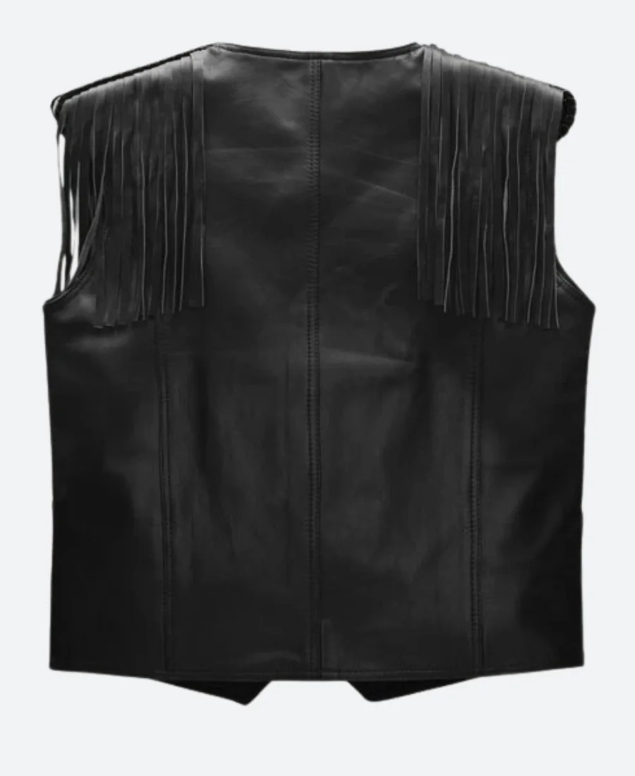 Ryan Gosling Barbie Leather Vest Back Image