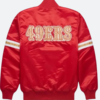 San Francisco 49ers Starter Jacket Back Image