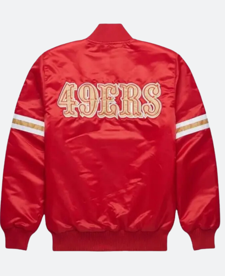 San Francisco 49ers Starter Jacket Back Image