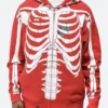 Skeleton Halloween Hoodie Front Image