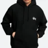 Stussy Pullover Hoodie Black Image