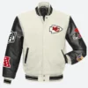 Taylor Swift KC Cheifs Varsity Jacket Front Image