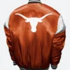 Texas Longhorns Varsity Jacket Orange Back Image