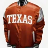 Texas Longhorns Varsity Jacket Orange Front Image