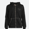 True Religion Hoodie Black Front Image