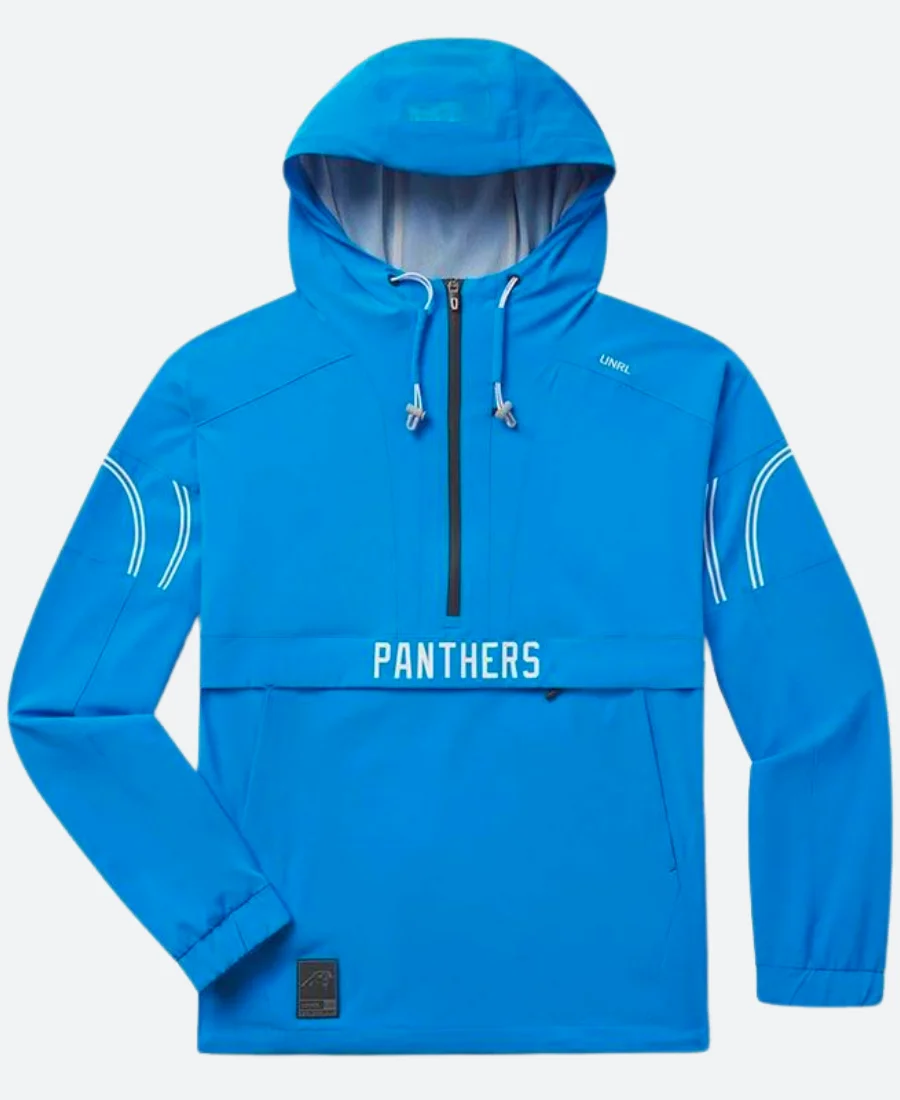 UNRL x Carolina Panthers Track Jacket Front Image