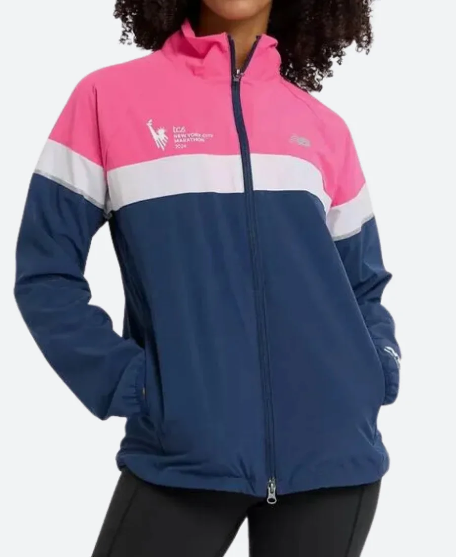 Women's New York Celebration marathon jacket Front Image