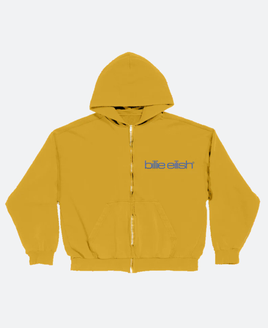 Billie Eilish Yellow Tour Hoodie Front Image