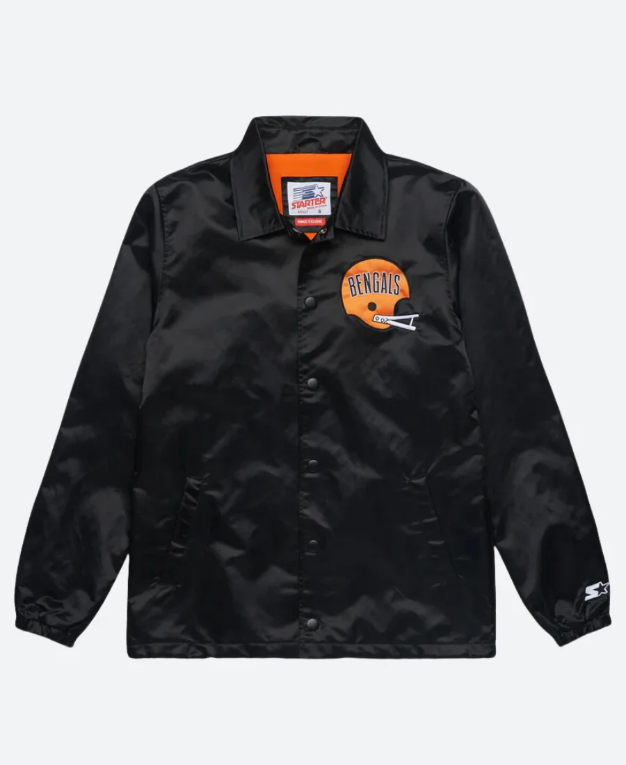 Cincinnati Bengals Coach's Starter Jacket Front Image