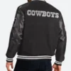 Dallas Cowboys Quicksnap Varsity Jacket Character Back Image