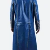 Devil May Cry 5 Vergil Blue Leather Coat 1