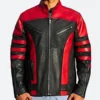 Dwayne Johnson Red One Black and Red Jacket