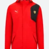 Ferrari F1 Red Rain Jacket Front Image