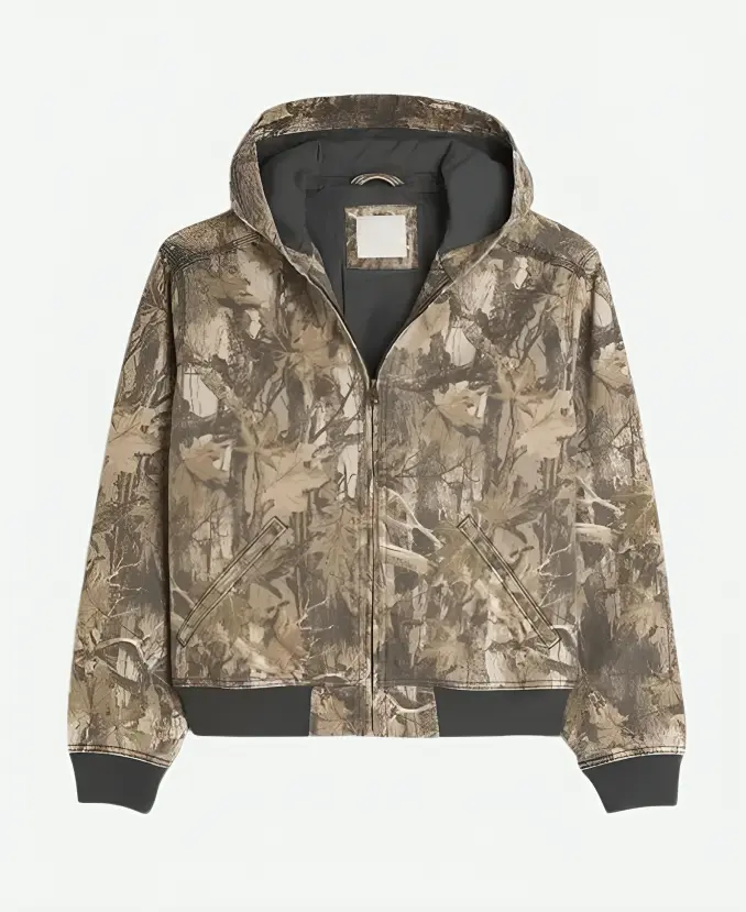 Hollister Camo Hooded Jacket