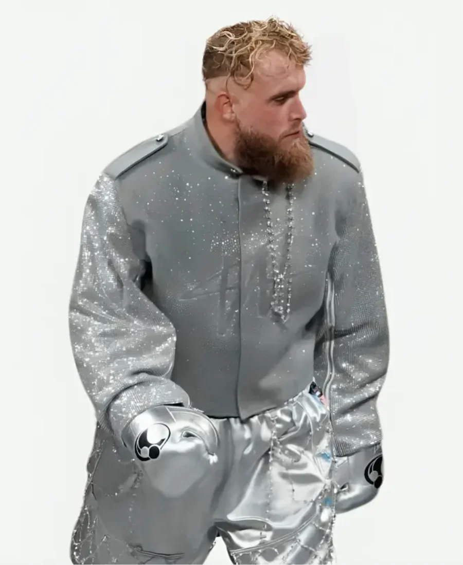 Jake Paul vs Mike Tyson Fight Jake Paul Jacket Front Image