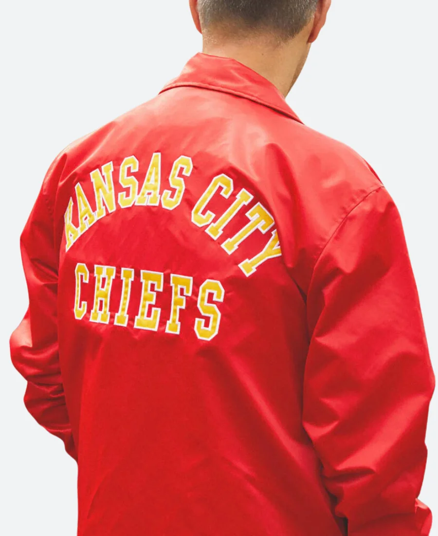 Kansas City Chiefs Coach Starter Jacket Back Image