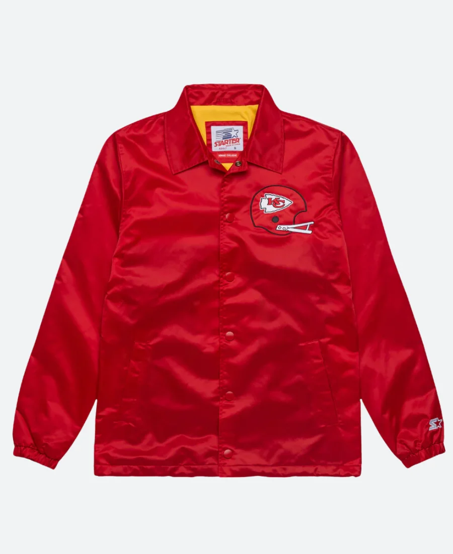 Kansas City Chiefs Coach Starter Jacket Front Image