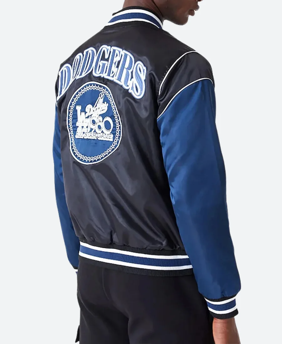 LA Dodgers New Era Satin Jacket 1