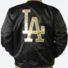 Los Angeles Dodgers Gold Patches Jacket 1