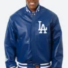 Los Angeles Dodgers Royal Leather Jacket