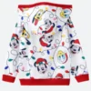 Mickey Mouse Christmas Hoodie Back Image