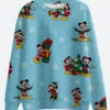 Mickey Mouse & Friends Christmas Blue Sweatshirt Front Image