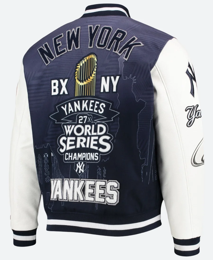 New York Yankees World Series Championship Jacket Back Image