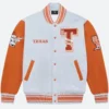 OVO X Texas Longhorns Varsity Jacket Front Image