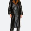 Only Murders in the Building Mabel Mora Leather Coat Front Image