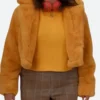 Only Murders in the Building S04 Mabel Mora Yellow Teddy Jacket Character Image