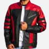 Red One Callum Drift Black and Red Jacket